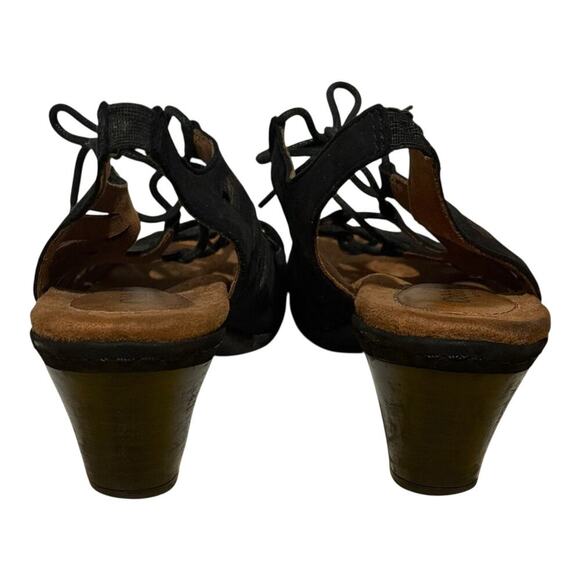 Cobb Hill By New Balance Black Lace Up Sandals Women's Size 10M Comfort - Picture 5 of 8
